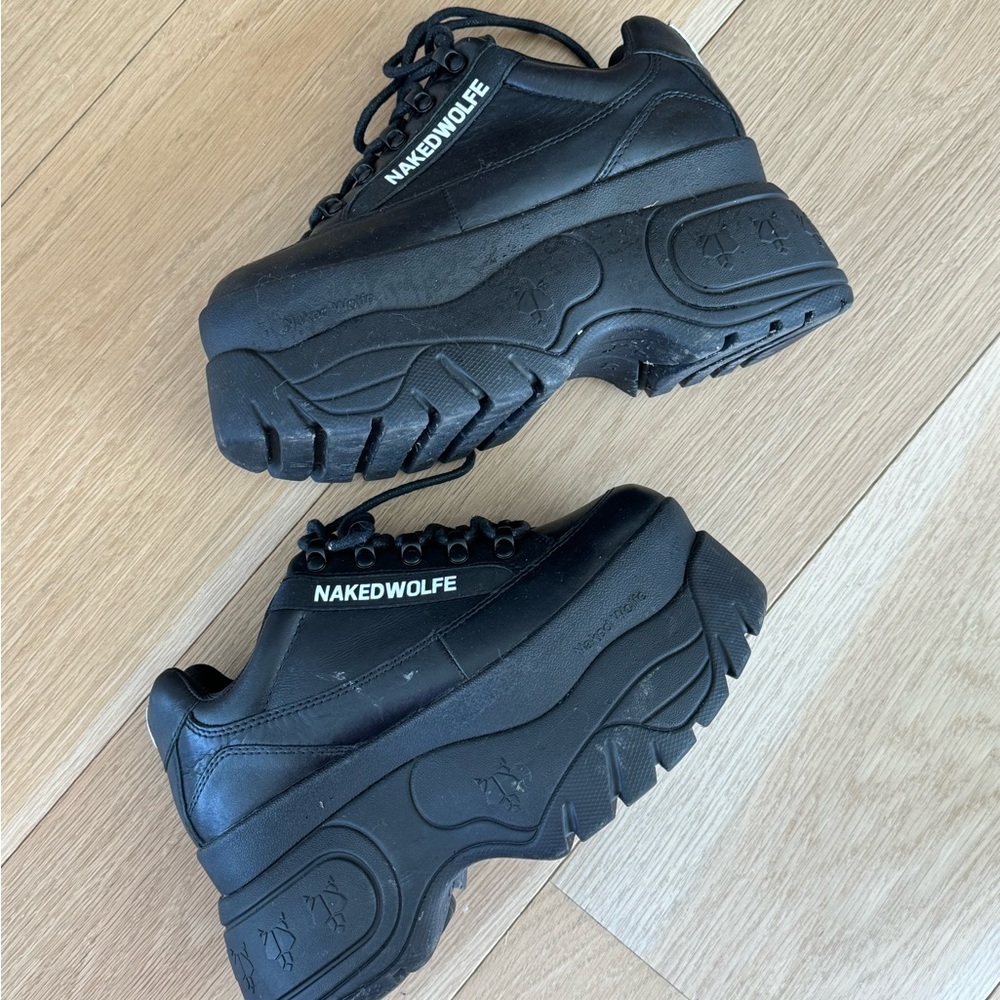 Naked wolf platform sneakers